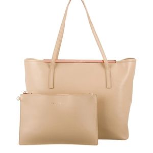 Ted Baker - Leather Shopper Tote in Tan